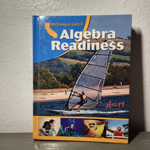 Algebra Readiness Textbook McDougal Littell Book Math school supplies ISBN-10 - Picture 1 of 4
